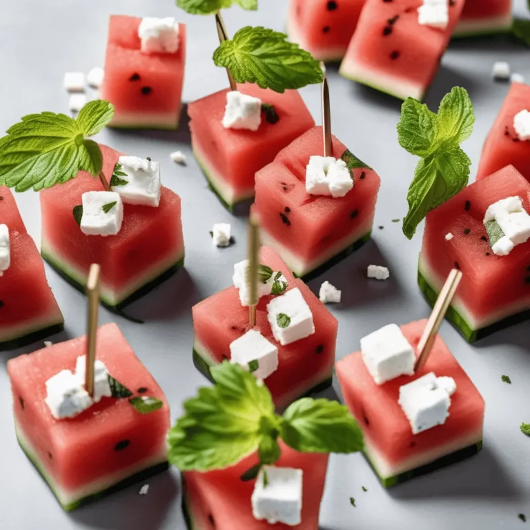 Watermelon-Feta-Bites